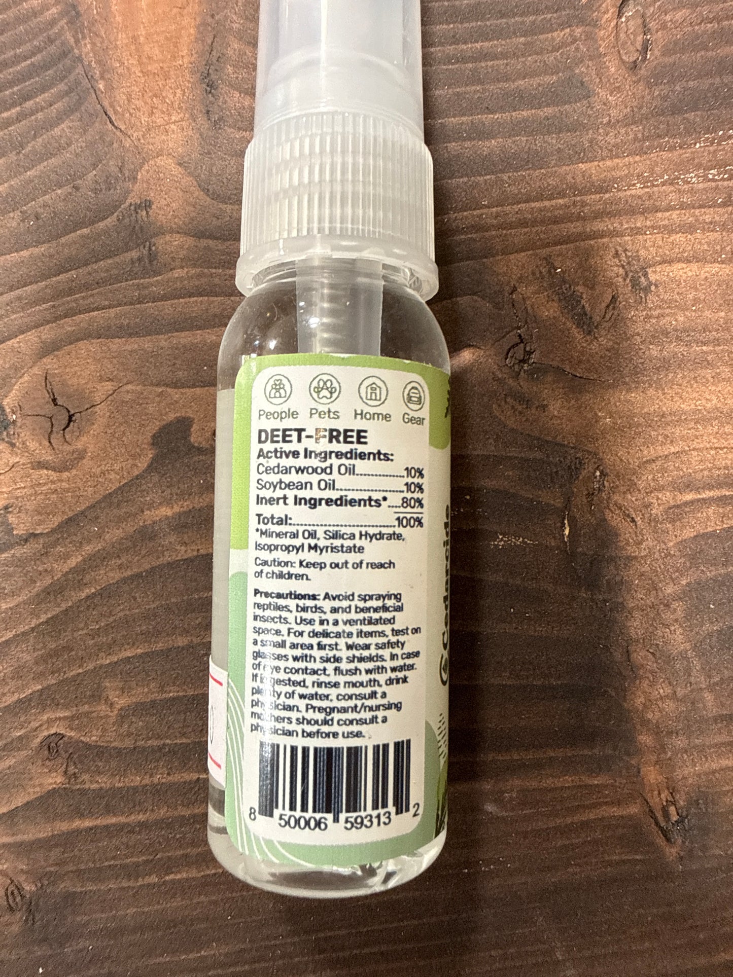 Cedarcide original bug spray and repellent- purse size 1oz
