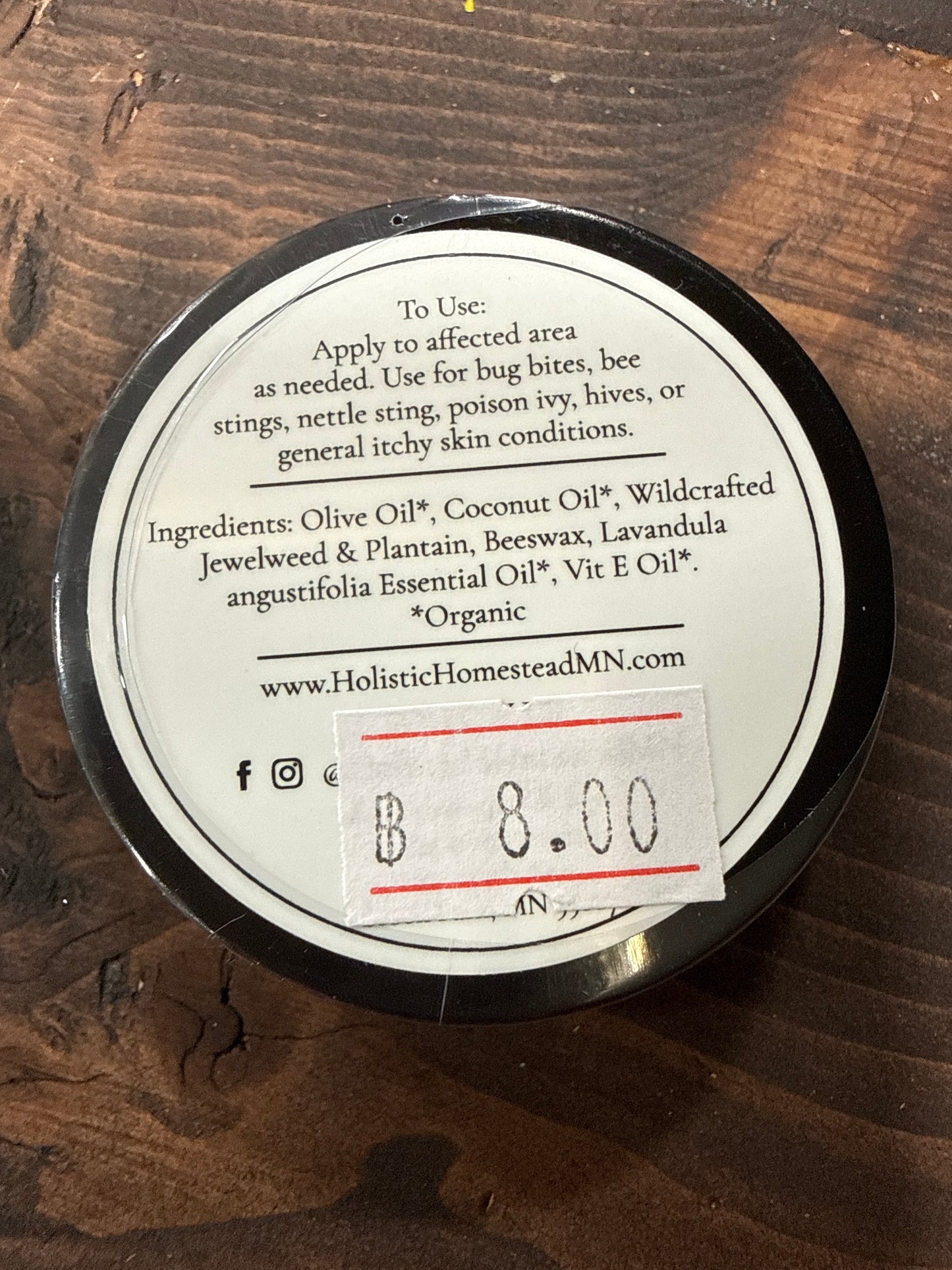Jewelweed salve