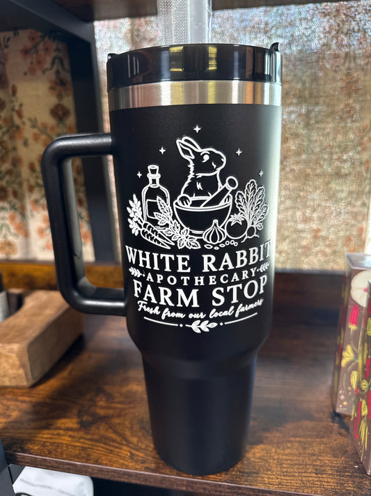 40oz tumbler with 2 straws