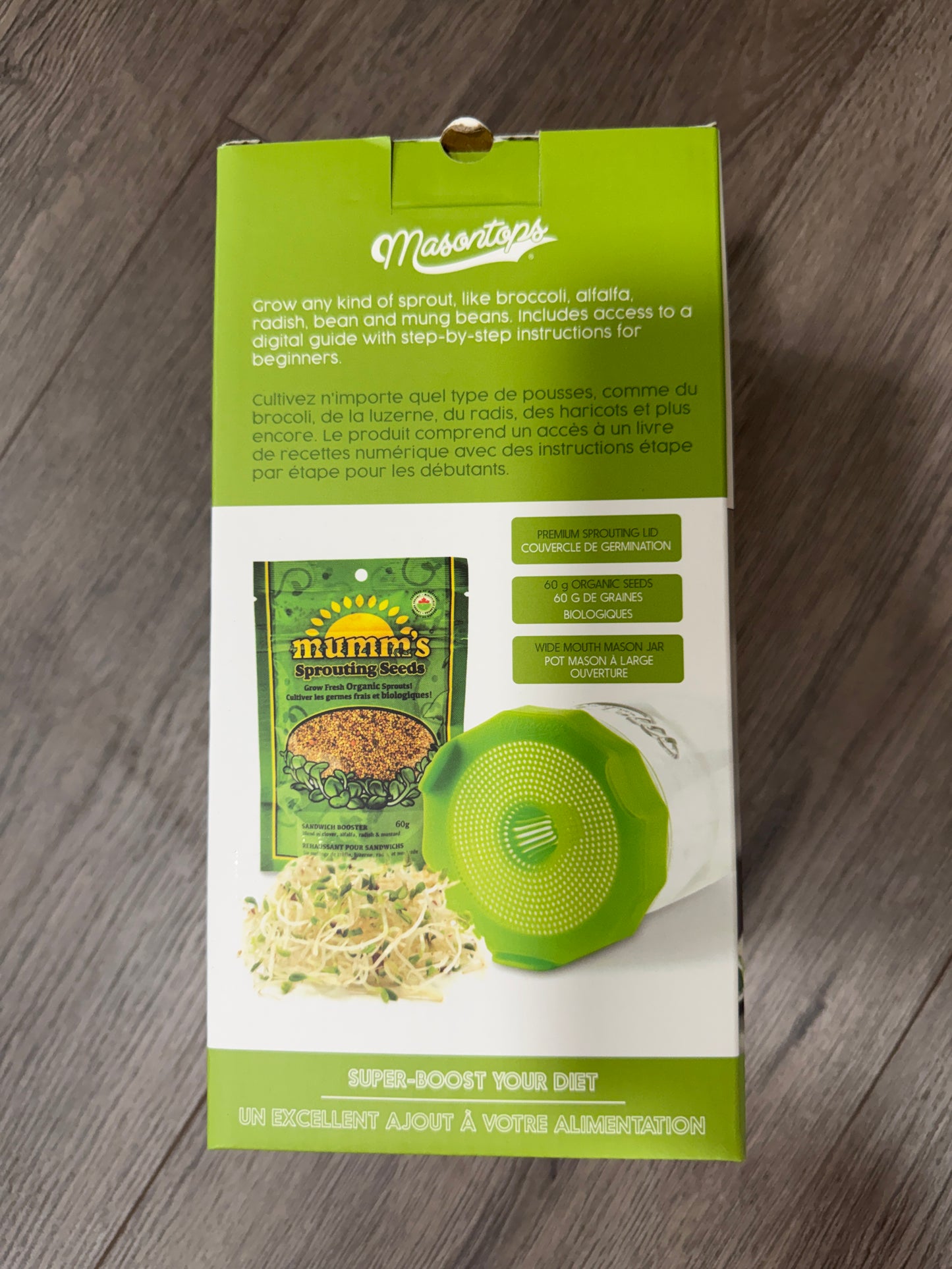 Mason Jar Sprouting Kit