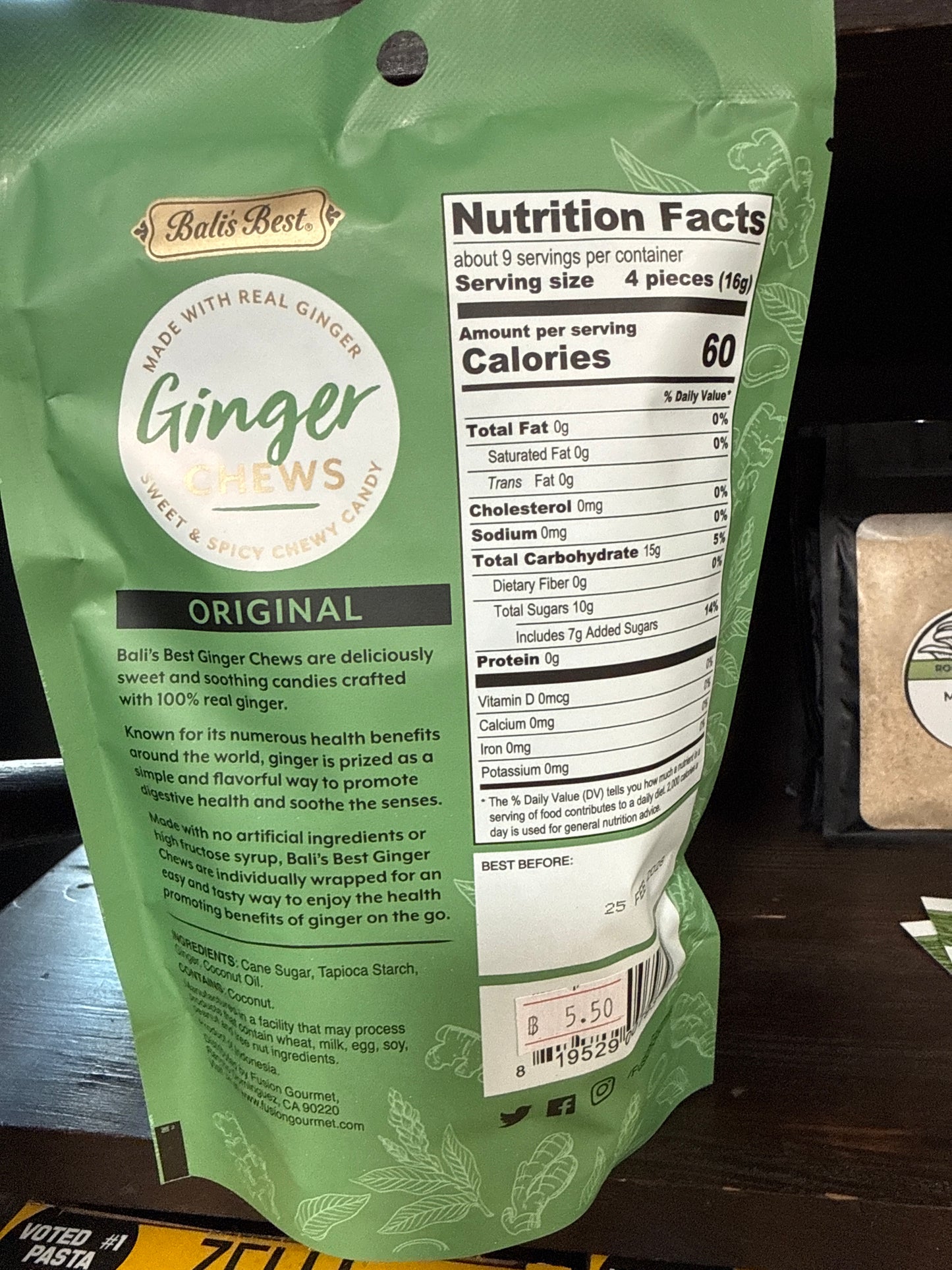 Ginger Chews - Spicy original