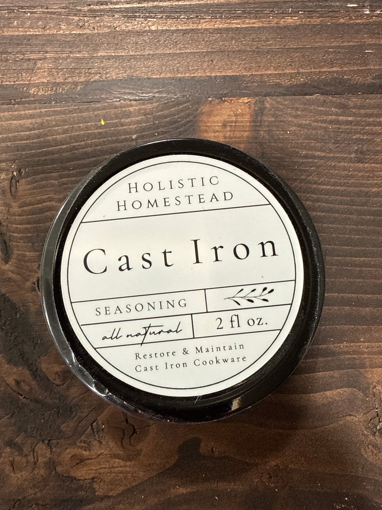 Cast Iron Seasoning
